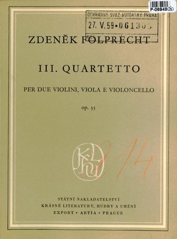 III. Quartetto