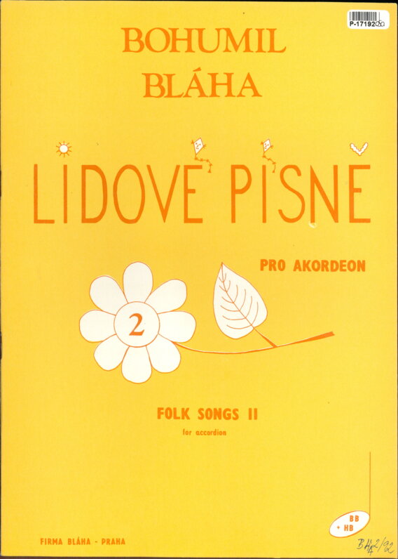 Lidové písně pro akordeon