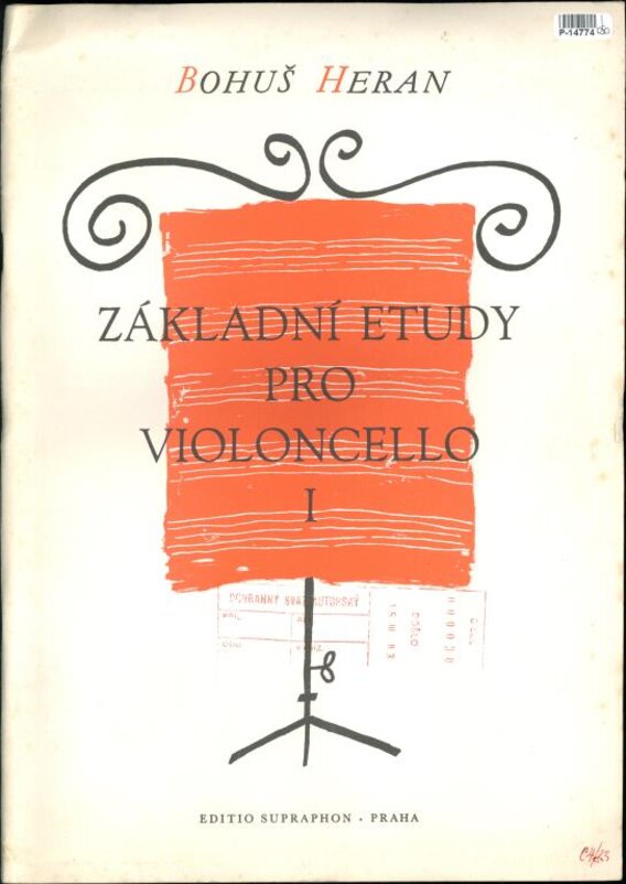 Základní etudy pro violoncello I