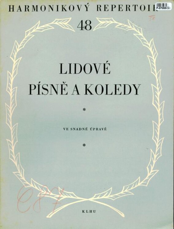 Harmonikový repertoir 48 - Lidové písně a koledy