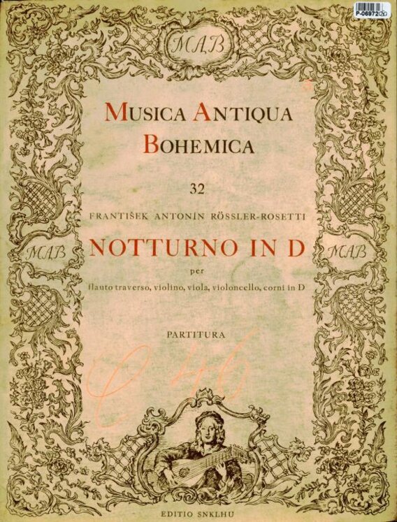 Musica Antiqua Bohemica 32 - Notturno In D