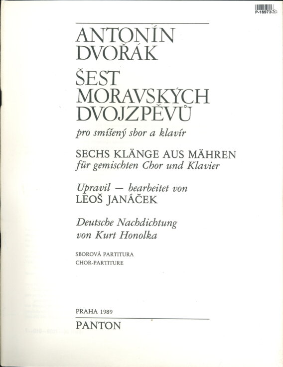 Šest moravských dvojzpěvů