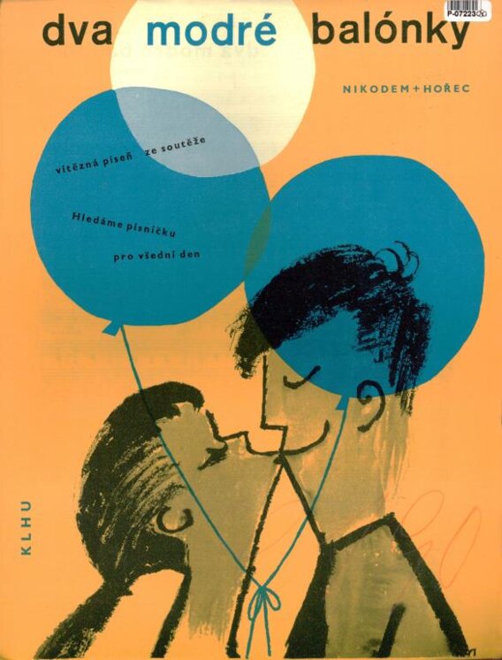 Dva modré balónky