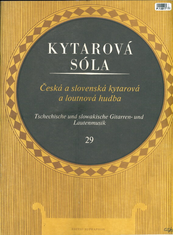 Kytarová sóla - Česká a Slovenská kytarová a loutnová hudba 29