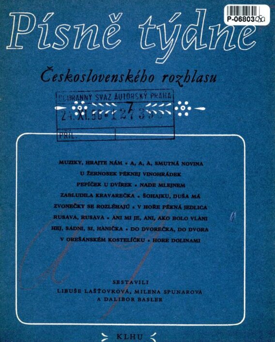 Písně týdne Československého rozhlasu 7