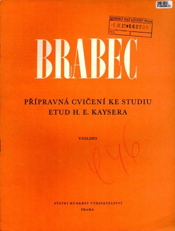 Přípravná cvičení ke studiu etud H. E. Kaysera
