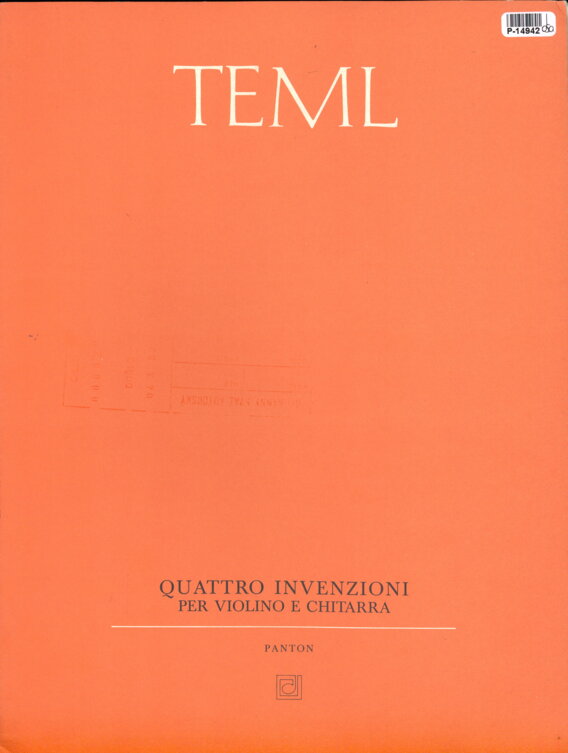Quattro invenzioni per violino e chitarra