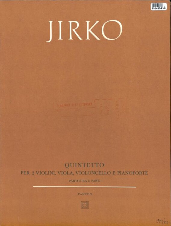 Quintetto per violini, viola, violoncello e pianoforte