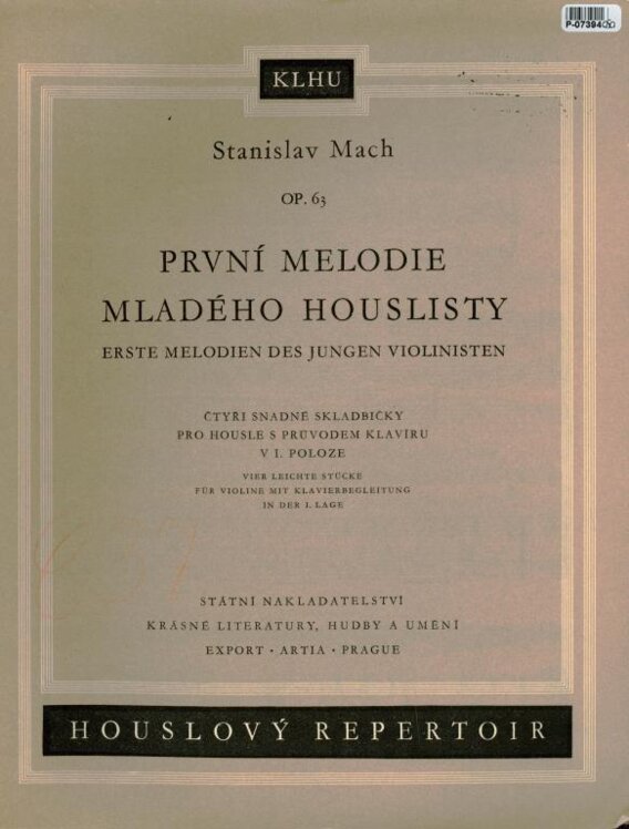 První melodie mladého houslisty