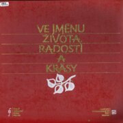 Ve jménu života, radosti a krásy
