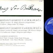 Smyčcový Kvartet C.1 F Dur, Op. 18 C.1 /  Smyčcový Kvartet C.6 B Dur, Op. 18 C.6 - Ludwig Van Beethoven