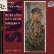 Pieces for violin and piano ballad for violin and piano, for cello and piano, for string quartet