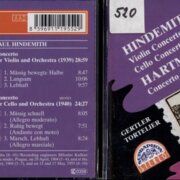 Hindemith - Violin concerto, Cello concerto, Hartmann - Concerto funebre