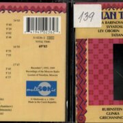 Rubinstein - Sonata for violin and piano, Glinka - Sonata for viola ad piano, Grechaninov - Sonata for cello and piano