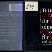 Telemann - 12 Fantasien für violine ohne bass, 6 sonatinen für violine und basso continuo