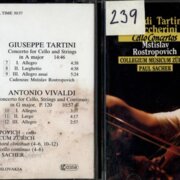 Boccherini, Tartini, Vivaldi - Cello concertos