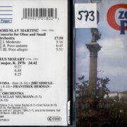 Smetana - Triumphal symphony, Martinů - Concerto fo oboe and small orchestra, Mozart - Sinfonia cocnertante in E flat major