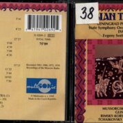 Mussorgsky - Khovanschina overture, Glinka - Valse-Fantaisie, Rimsky-Korsakov - The golden cockerel, Tchaikovsky - Serenade for string orchestra