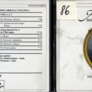 Arriaga string quartets Nos. 1, 2, 3