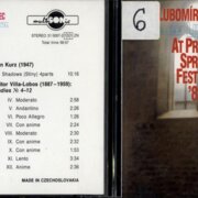 Lubomír Brabec guitar live recital at Prague spring festival '89