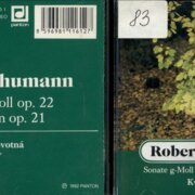 Robert Schumann - Sonate g-moll op. 22, Novelletten op. 21