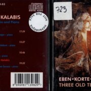 Eben, Korte, Kalabis - Compositions for violin and piano