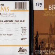 Brahms - Kvintet pro klavír, dvoje housle, violu a violoncello f-moll