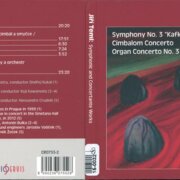 Symphony No.3 "Kafka", Cimbalom Concerto, Organ Concerto No.3