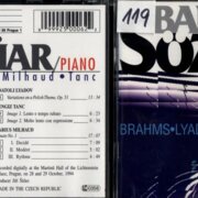 Brahms, Lyadov, Milhaud, Tanc