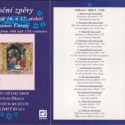 Vánoční zpěvy z kancionálů 16 a 17. století