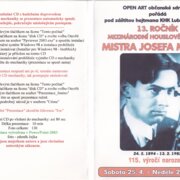 13. ročník Mezinárodní houslové soutěže Mistra Josefa Muziky