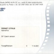 Fernet citrus - Námořníci