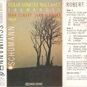 Violin sonata Nos. 1 and 2 - 3 romances