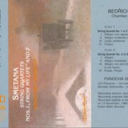 Smetana string quartets Nos. 1 and 2