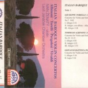 Italian baroque violin concertos