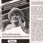 Co na světe mám rád, Kondenzované mléko v autě