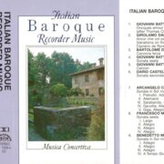 Italian baroque recorder music