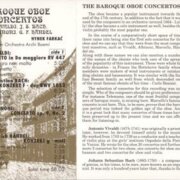 Baroque oboe concertos