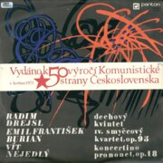 Vydáno k 50. výročí Komunistické strany Československa v květnu 1971 - Drejsl, Burian, Nejedlý