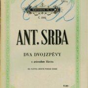 Edition M. U. č. 2182 - Dva dvojzpěvy