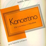 Koncertino čís. 1. H-Moll