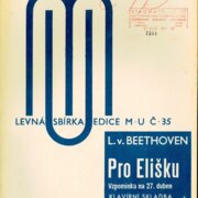 Levná sbírka edice M. U. č. 35 - Pro Elišku
