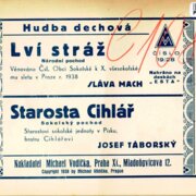 Hudba dechová č. 19/28  - Lví stráž, Starosta Cihlář