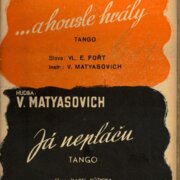 Universální orchestr M. U., č. 350 - 351 - ...a housle hrály, Já nepláču
