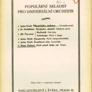 Populární skaldby pro universální orchestr