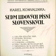 Sedm lidových písní Slovenských