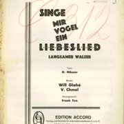 Singe mir vogel ein Liebeslied