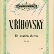 Edition M. U. č. 120 - Tři snadná duetta
