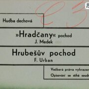 Hudba dechová - Hradčany, Hrubešův pochod