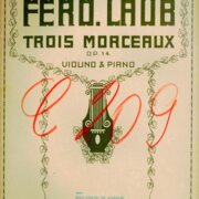 Edition Neubert 69 - Trois Morceaux